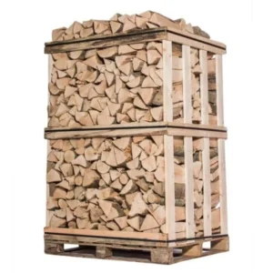 BOIS DE CHAUFFAGE – 50 CM – MÉLANGE DE BOIS DURS – PALETTE 2 M3 – 2.5 STÈRES