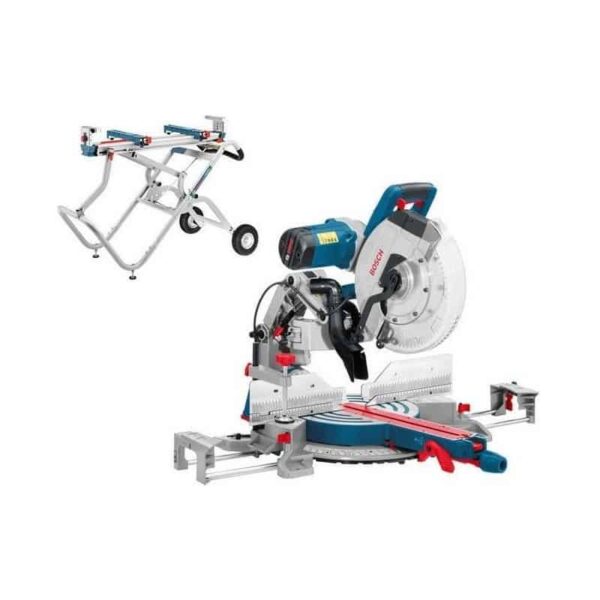 Scie Radiale BOSCH + Onglet 2000 W – GCM12GDL + GTA2500W – Image 3