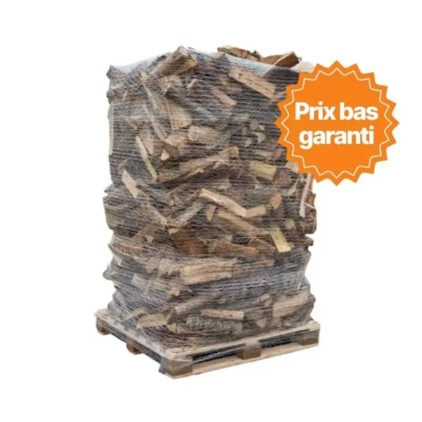 bois25-brz Bois de chauffage – 25cm – ballot sur palette 2m³ Séchage 100% naturel
