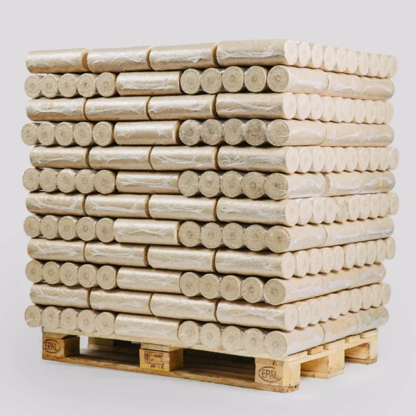 pellini-holzbriketts-ohne-loch-hello-heat-1 Briquettes de bois (Pellini) sans trou – Palette de 960 Kg
